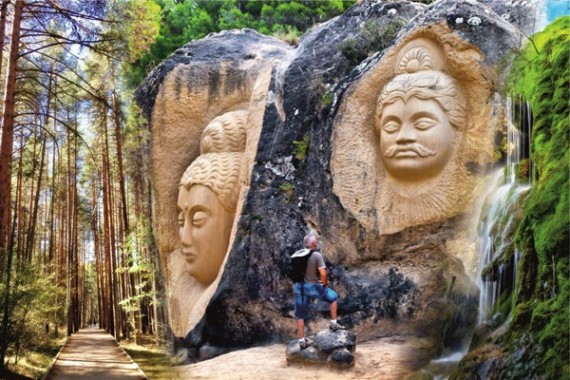 VIAJE GUIADO A LA RUTA DE LAS CARAS Y NACIMIENTO DEL RÍO CUERVO.